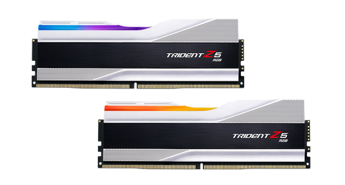 G.Skills Trident Z5 RGB 32GB (2x16GB) DDR5 PC5-48000 6000MHz CL40-40-40-96 1.35V Intel XMP 3.0 gaming ram memory - silver G.Skills Trident Z5 RGB 32GB (2x16GB) DDR5 PC5-48000 6000MHz CL40-40-40-96 1.35V Intel XMP 3.0 gaming ram memory - silver